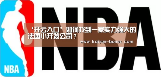 ‘开云入口’如何找到一家实力强大的法国小开发公司?(图4) 开云游戏